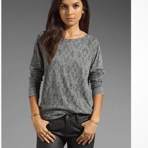 Current/Elliott Heather Gray Crewneck Pullover